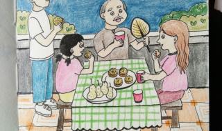 中秋节手工画简单又漂亮 中秋节超难画最漂亮